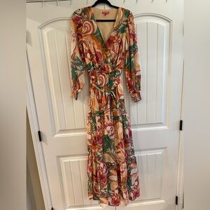 Flying Tomato Multicolor Floral Long Sleeve Dress